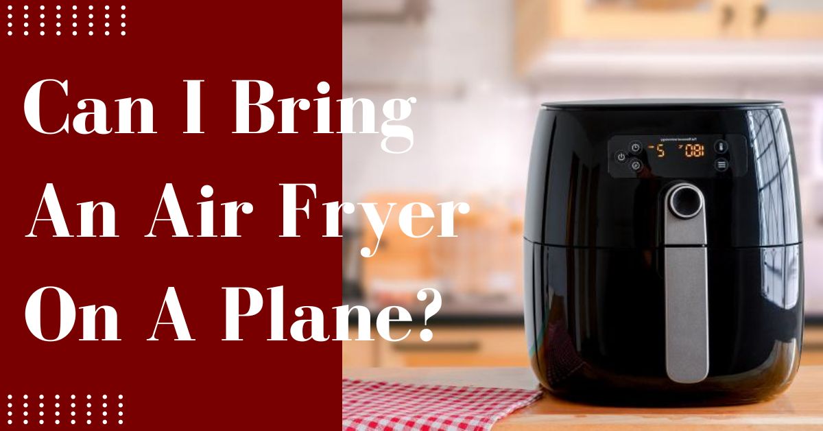 Can I Bring an Air Fryer On A Plane?