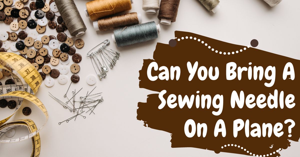 Can You Bring A Sewing Needle On A Plane?
