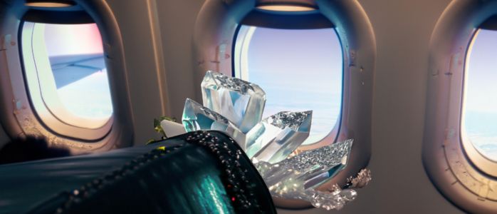 can i bring crystals on a plane